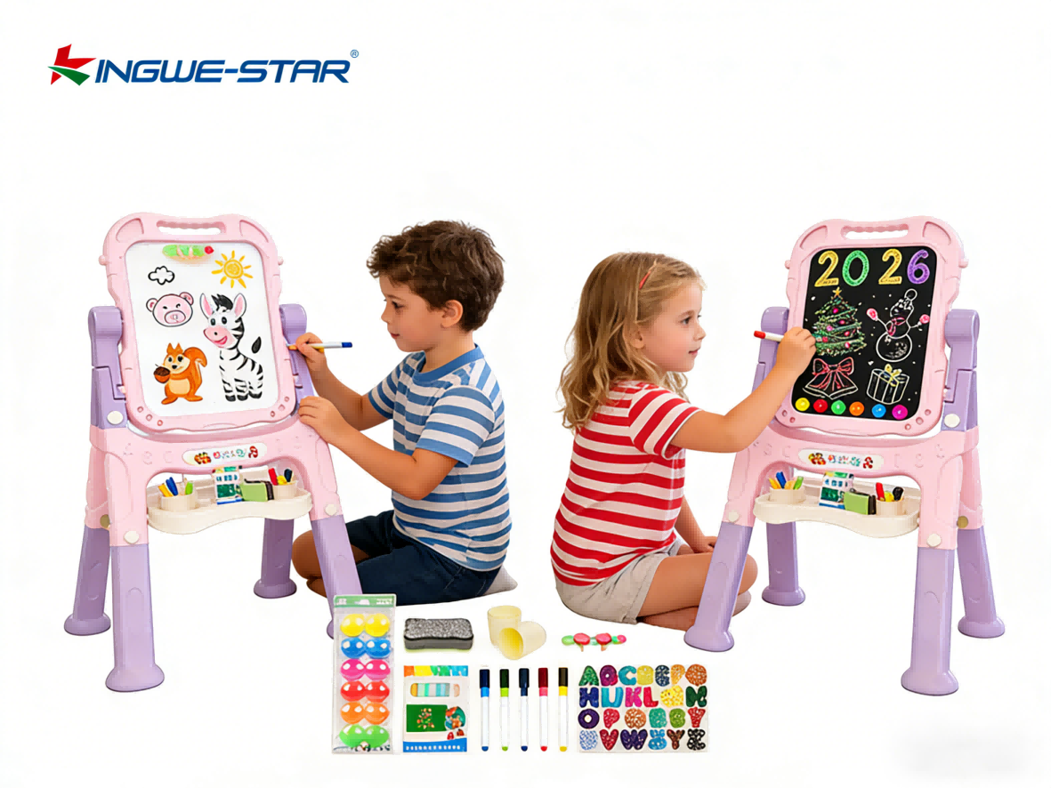 Adjustable Standing Art Easel for Kids